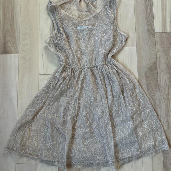 Vintage 2000s Forever 21 Lace Dress – Ethereal Fairycore Top - Picture 5 of 8